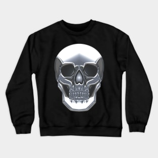 Metallic Skull Crewneck Sweatshirt